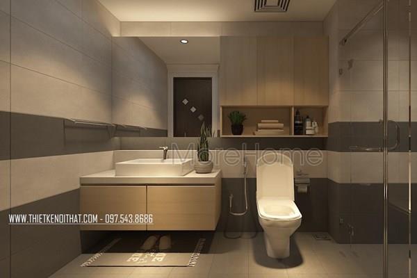  Đá ốp nhà tắm chung cư An Bình MS010